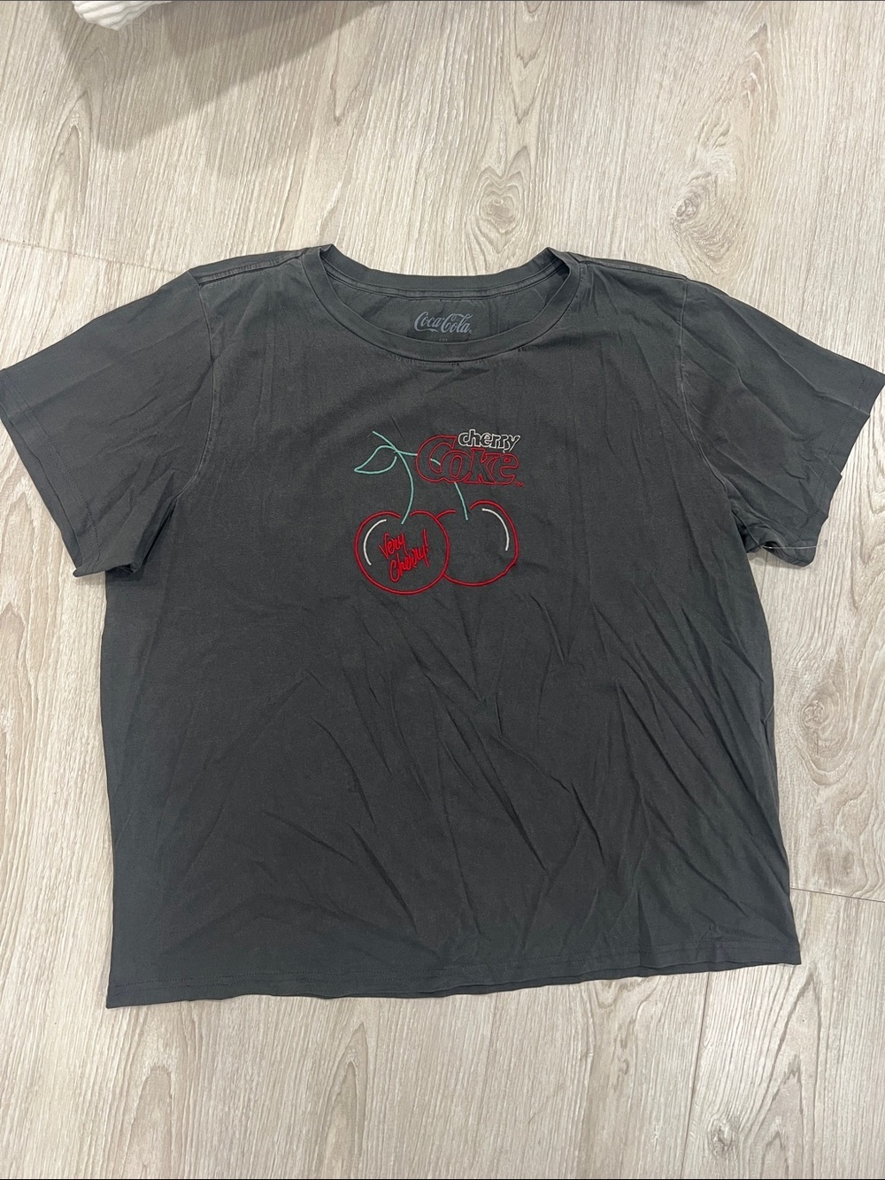 Lucky Brand Cherry Coke Charcoal T-shirt